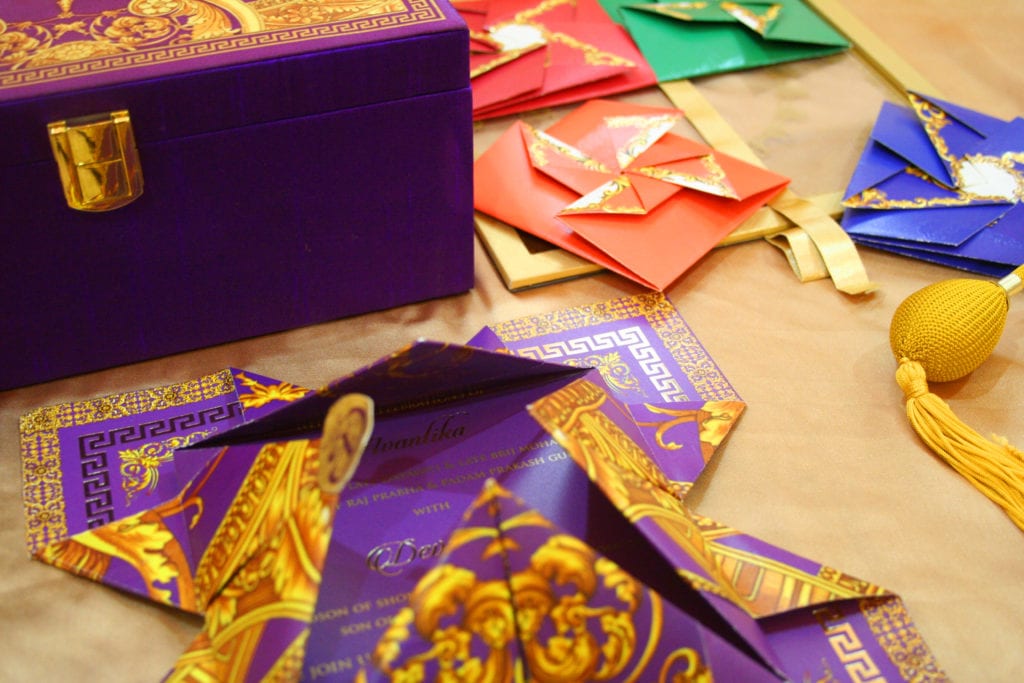 Origami Wedding Invitation